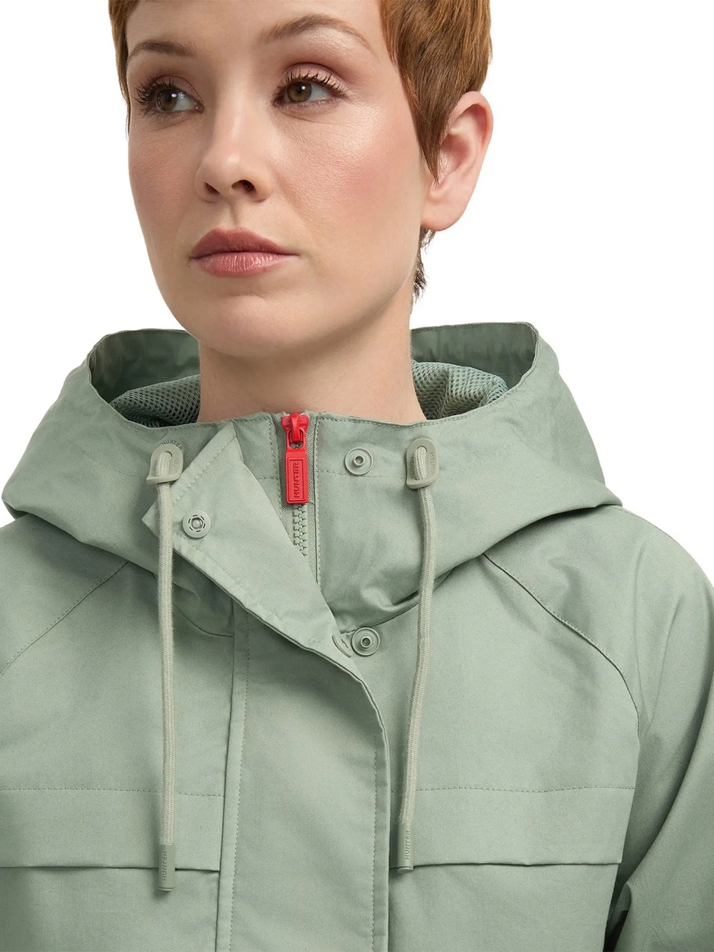 Hunter Jency Rain Jacket Herb Sage Size Small NWT - Picture 2 of 9